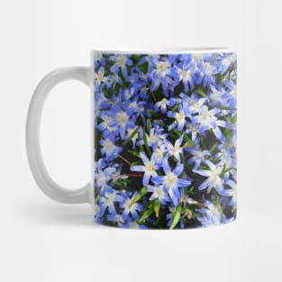 Springtime Flowers, Beautiful Blue Blooms, Gardener Mug